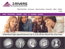 Tablet Screenshot of 3rivers.net